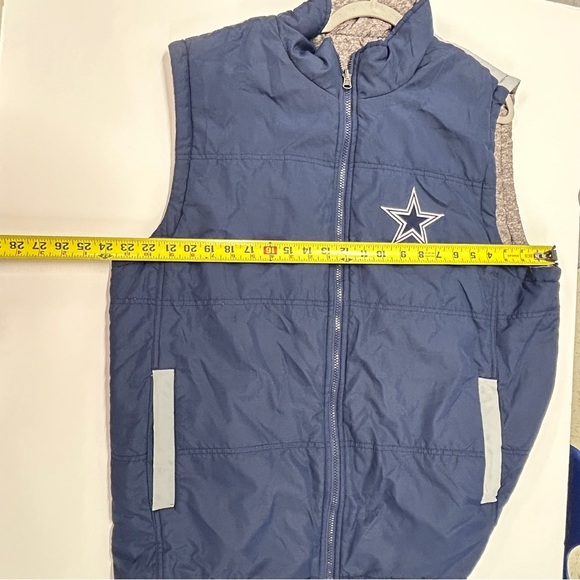 0078 Dallas Cowboys Puffer Vest Mens 2x Reversible G-III Apparel NFL Football - Picture 7 of 8